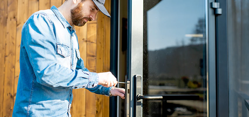 Frameless Glass Storefront Door Locks Replacement in Half Moon Bay, CA